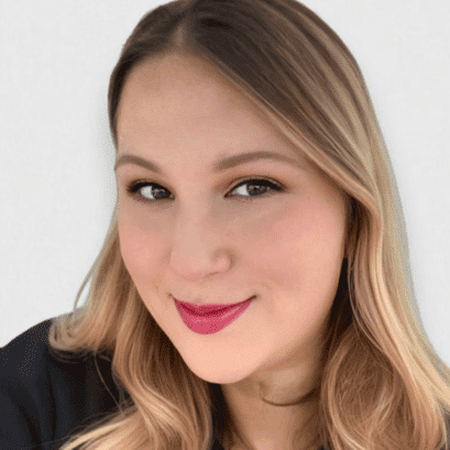 Portrait of Caitie W, a professional stylist at Design 1 Salon & Spa, showcasing their expertise and style.