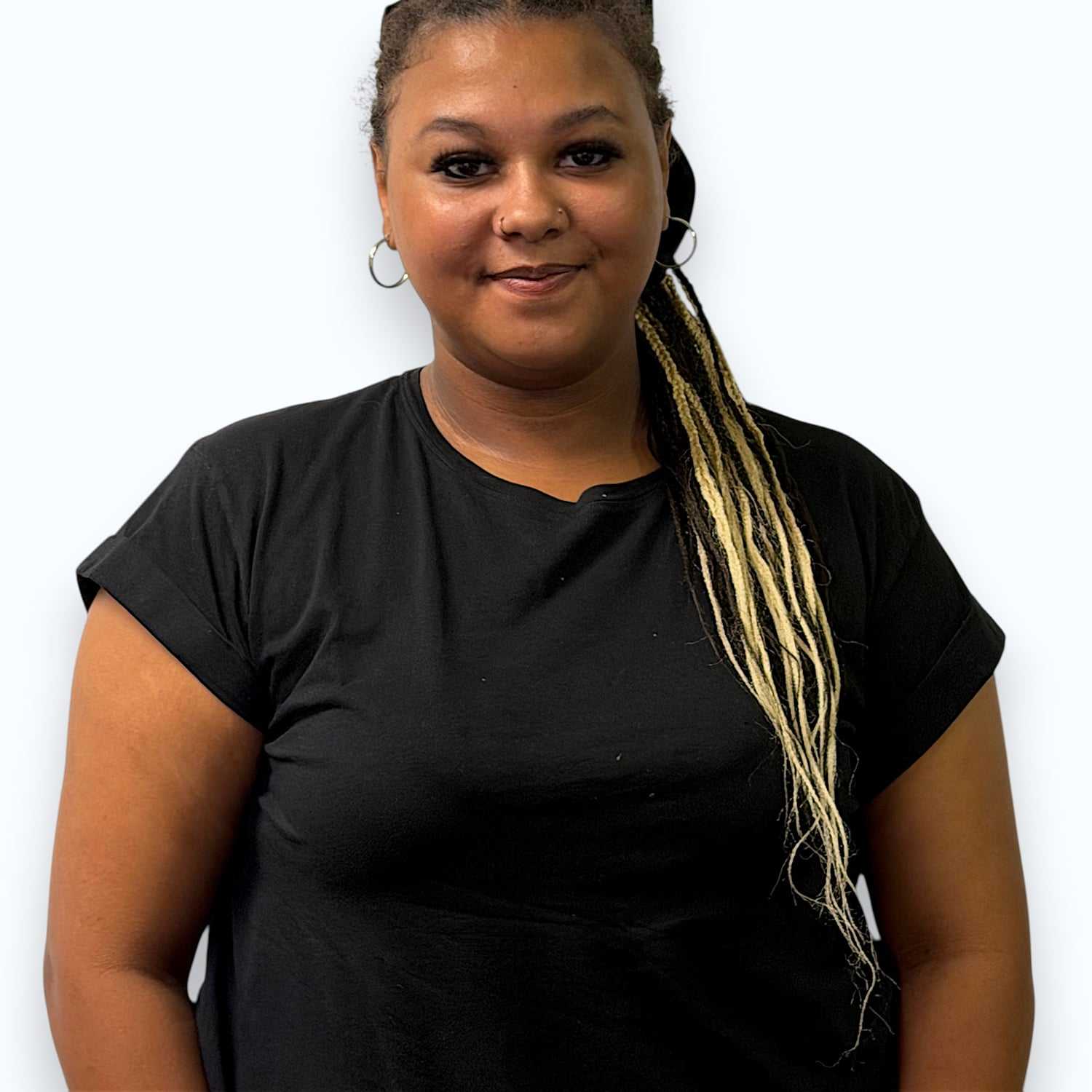 Portrait of Mari C, a professional stylist at Design 1 Salon & Spa, showcasing their expertise and style.