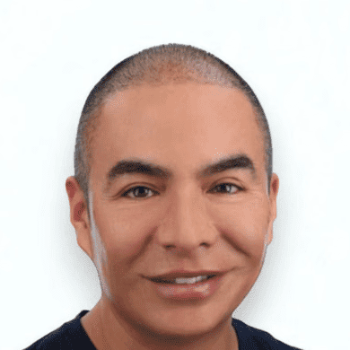 Portrait of George R, a professional stylist at Design 1 Salon & Spa, showcasing their expertise and style.